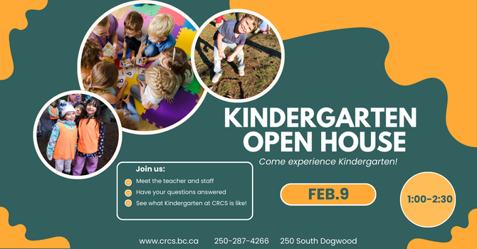 KINDERGARTEN OPEN HOUSE - Feb.9th from 1:00pm-2:30pm