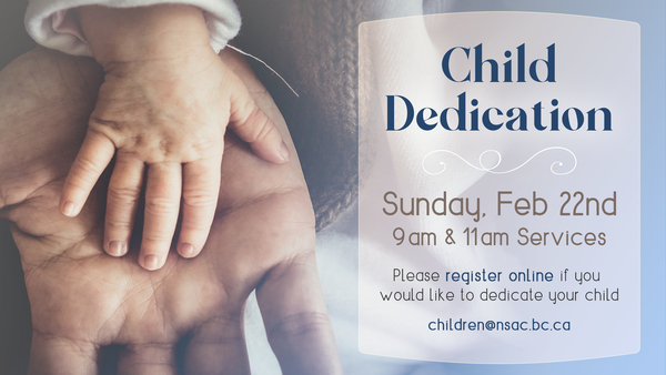 Child Dedication Service