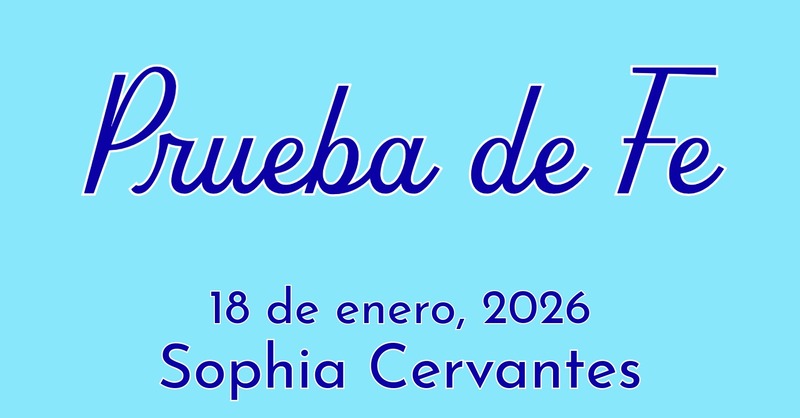 Prueba de Fe