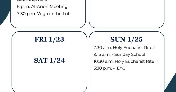 This Week at a Glance