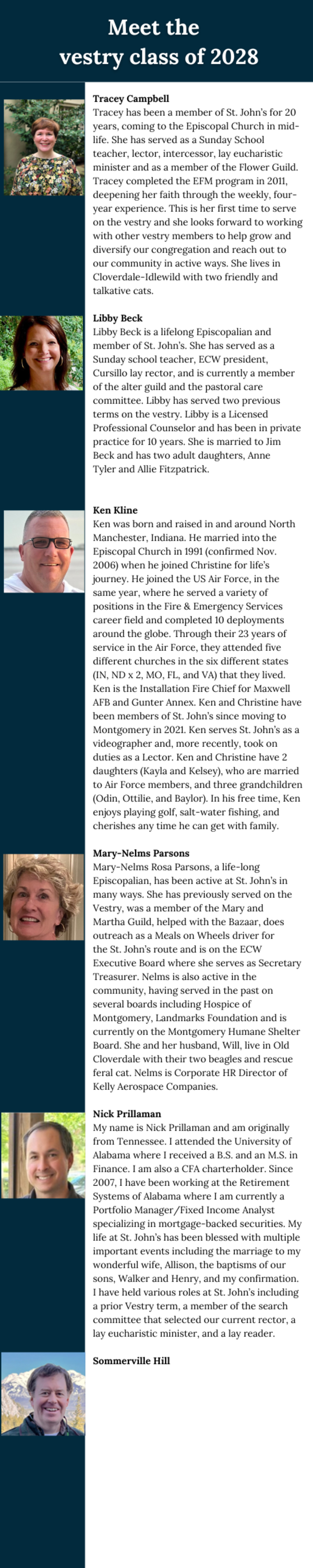 Vestry Slate Approved