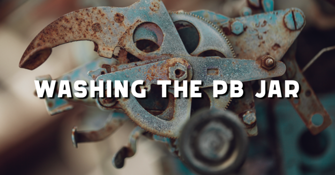 Washing the PB Jar