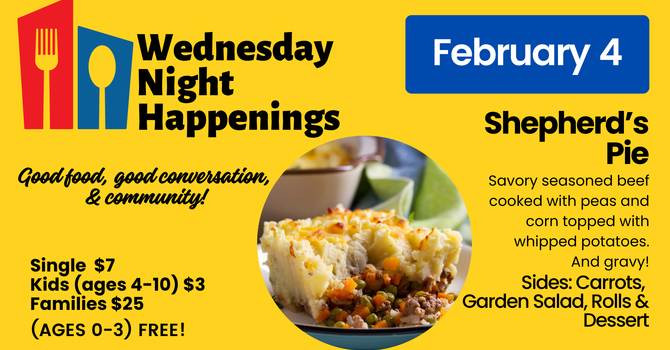 Wednesday Night Happenings