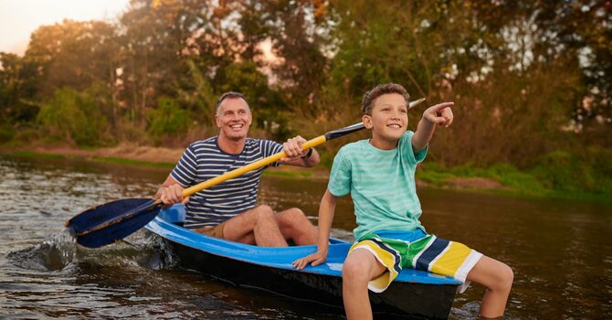 Men and Boys Canoe Trip