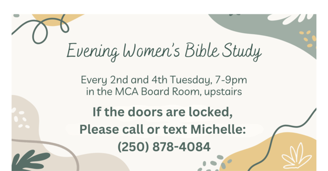 Evening Women's Bible Study