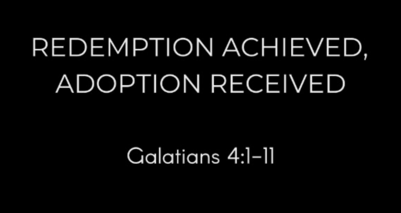 Redemption Achieved, Adoption Received 