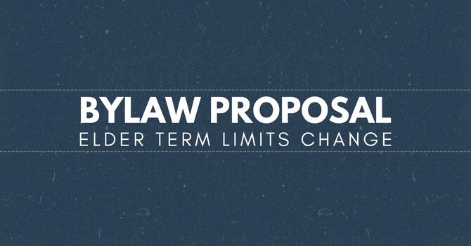 Elder Bylaw Change image