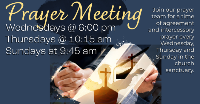 Pre-Service Prayer Meeting