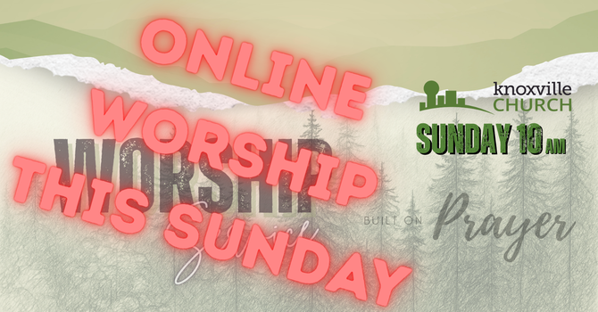 Zoom worship service this Sunday due to inclement weather image