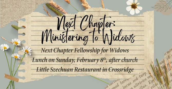 Next Chapter Widows Ministry Lunch