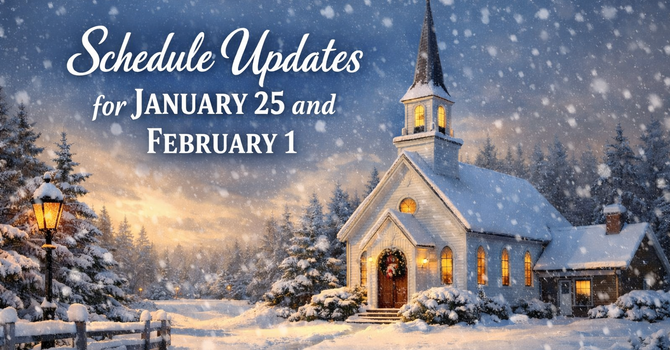 Events Schedule Sunday, January 25, 2026