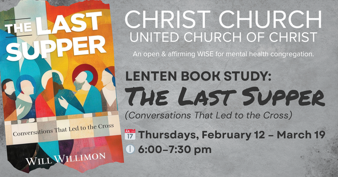  Lenten Book Study: The Last Supper
