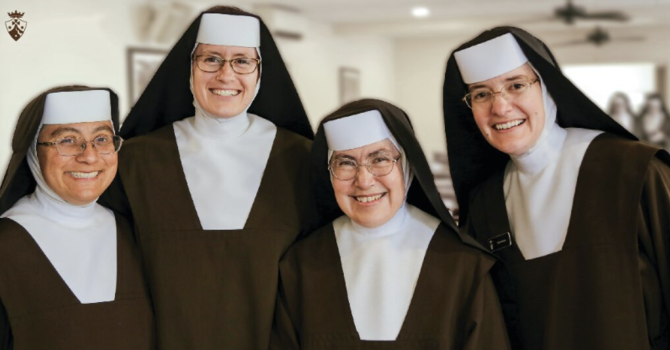 The Carmelite Sisters are visiting! 