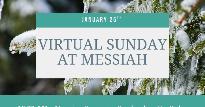 Sunday Worship & Annual Meeting will be held Virtually image