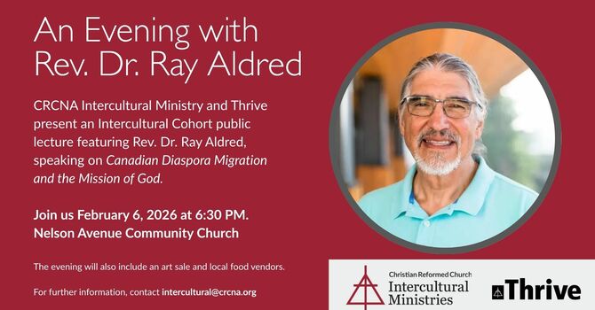 An Evening with Rev. Dr. Ray Aldred