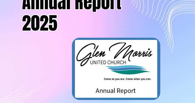 Glen Morris United Church Annual Report 2025 
