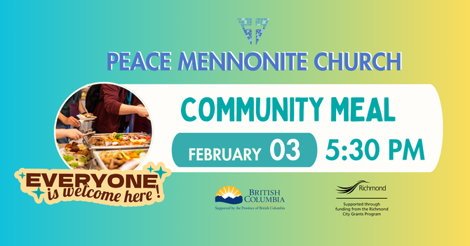 Community Meal @ Peace (Tues, February 03) image