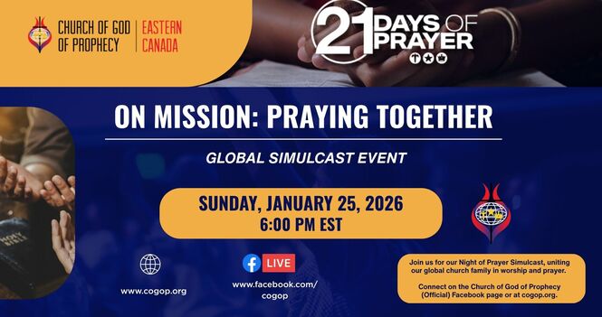 21 Days of Prayer | GLOBAL SIMULCAST EVENT