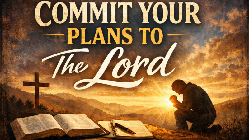Commit Your Plans to The Lord
