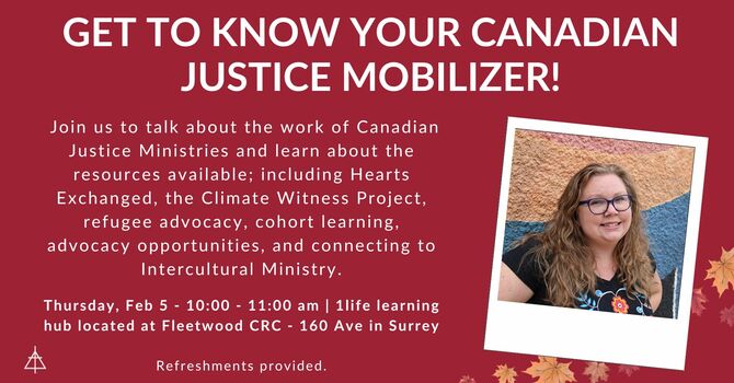 Get to know your Canadian Justice Mobilizer