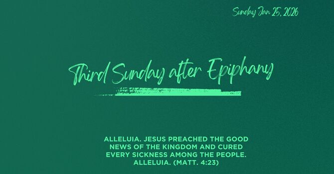 Third Sunday after Epiphany image