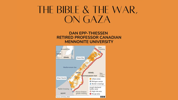 The Bible and The War on Gaza