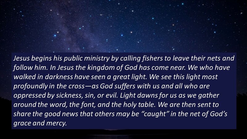 Third Sunday after Epiphany