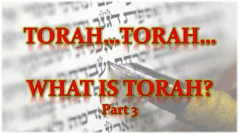 Torah...Torah...What Is Torah? 