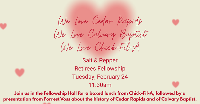 Salt & Pepper Retirees Fellowship