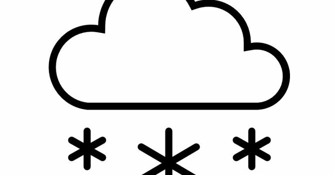 ALL Weekend Activities and Worship Postponed! image