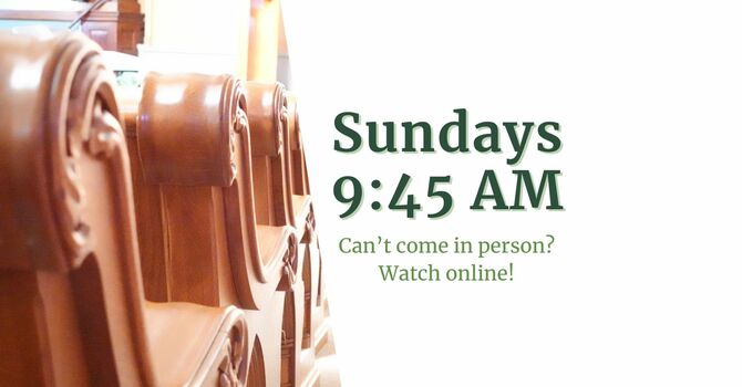 Sunday Worship Gatherings