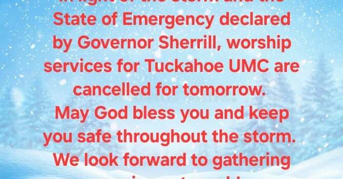 Services Cancelled for 1/26/26