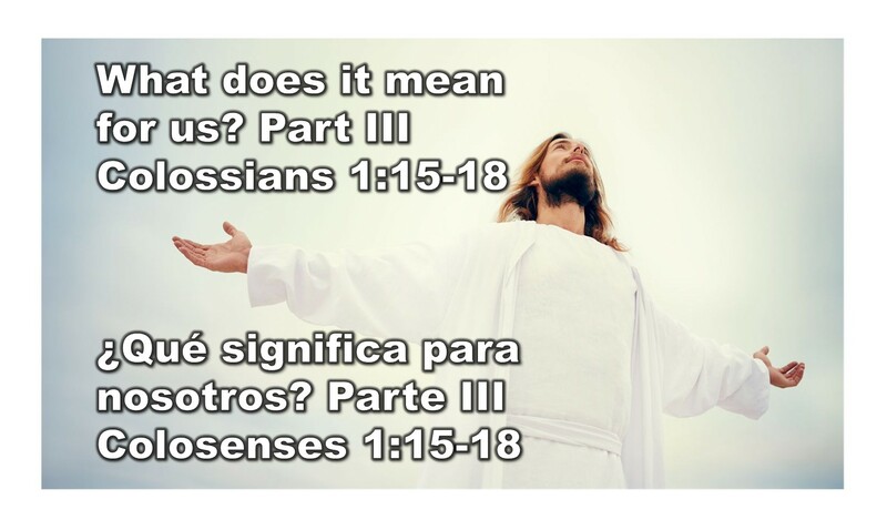 “What does it mean for us? Part III”  