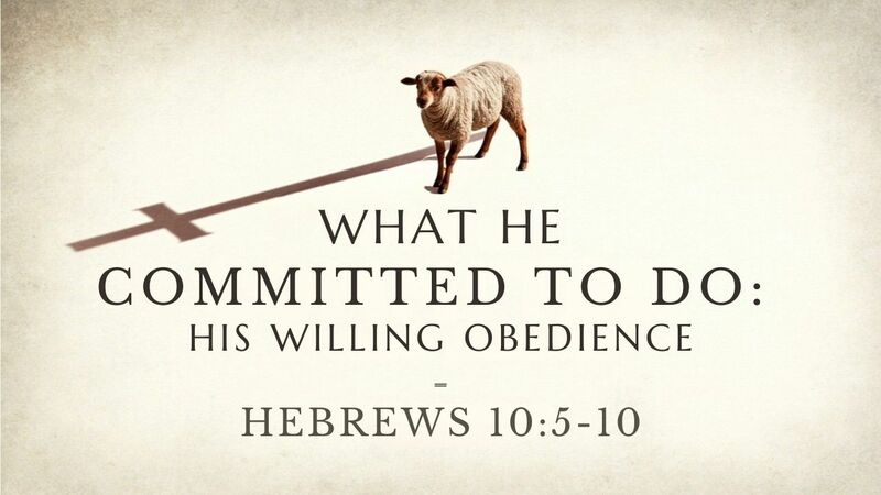 What He Committed to Do