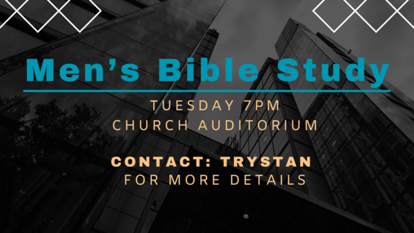 MEN'S BIBLE STUDY 