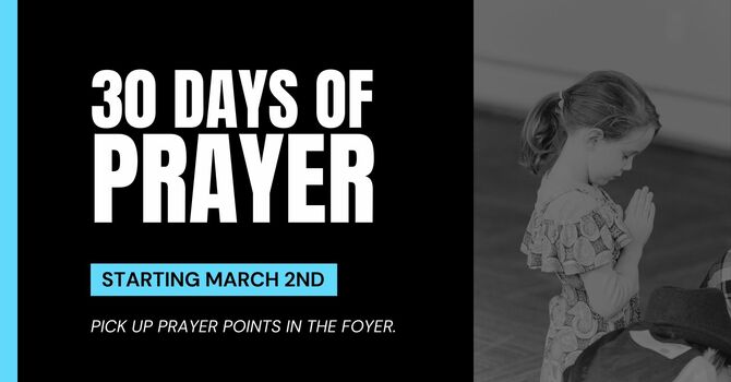 30 Days of Prayer