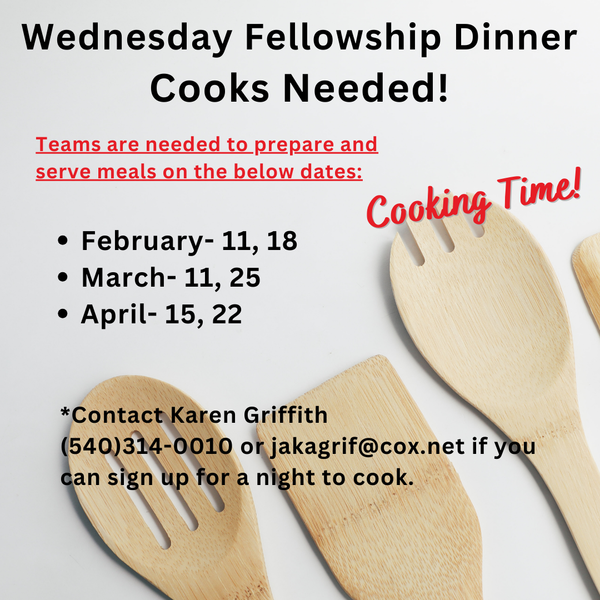 Cooks Needed!