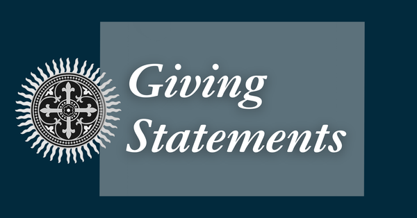 Giving Statements Available Now