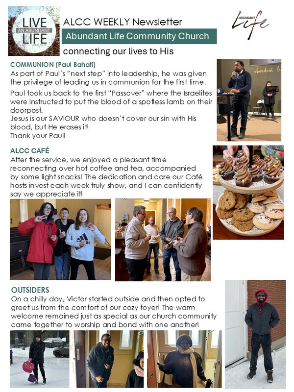 connecting our lives to His