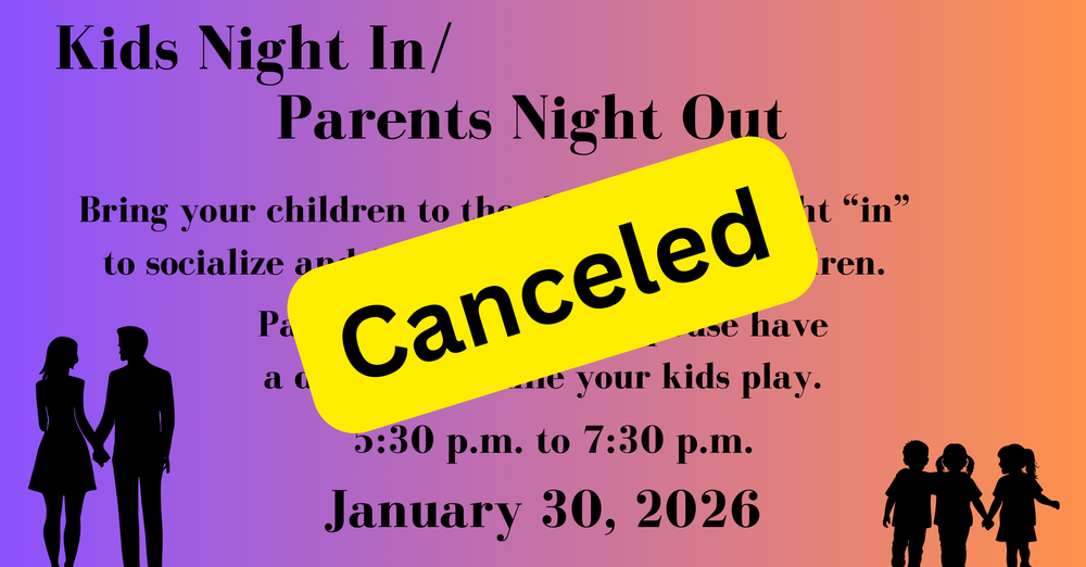 Kids Night In/Parents Night Out