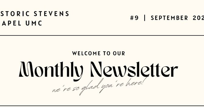 September 2025 - Newsletter image