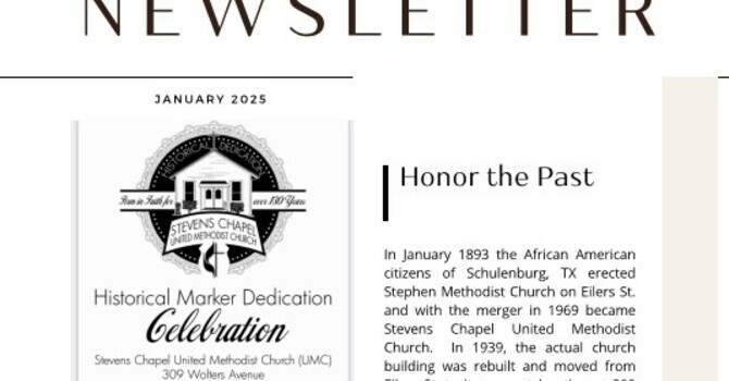 January 2025 - Newsletter image