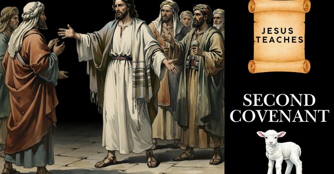 Jesus Explains the Second Covenant image