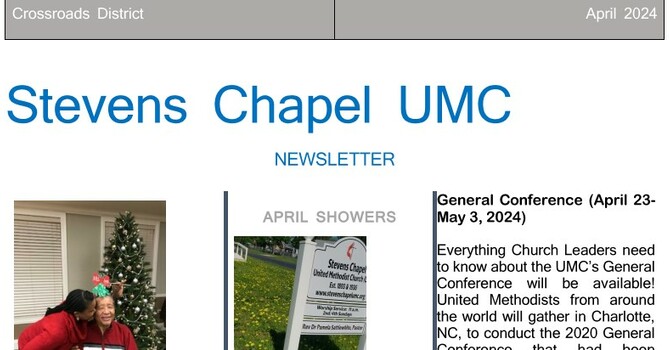 April 2024 - Newsletter image