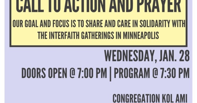 Call to Prayer and Action