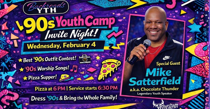 '90s Youth Camp Invite Night 