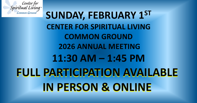 2026 Annual Member Meeting