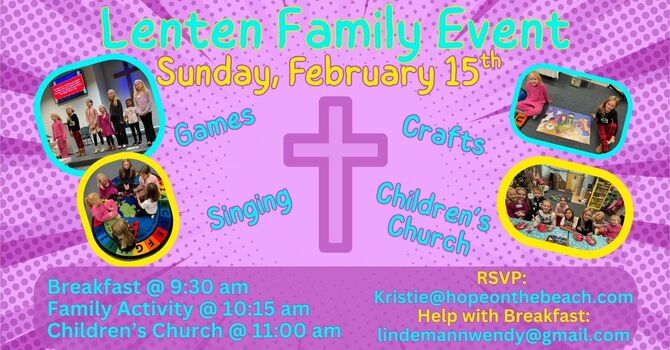 Lenten Family Event