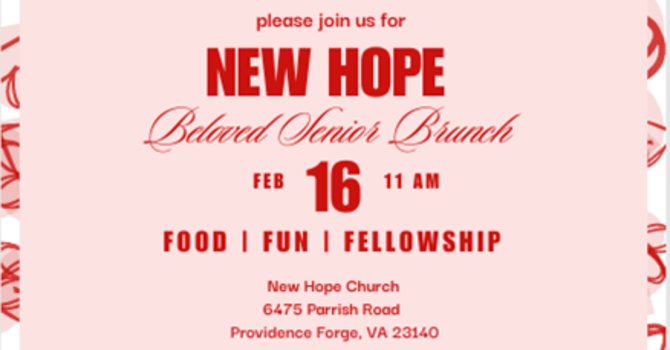 Beloved Senior Brunch