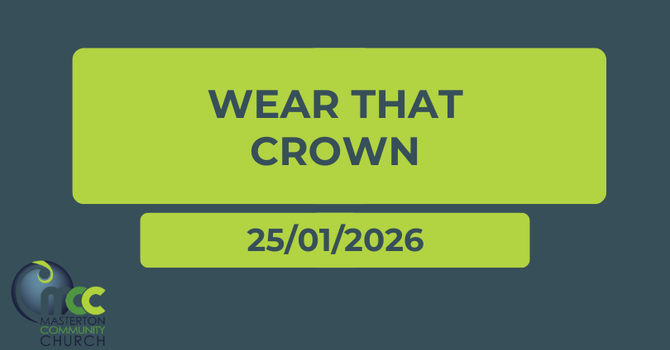Wear that crown